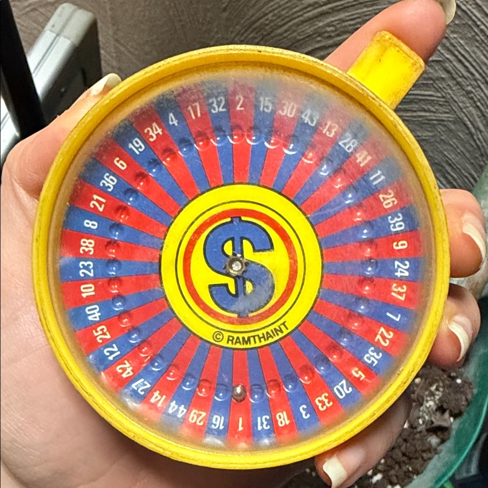 Vintage Ramthaint pocket roulette Toy